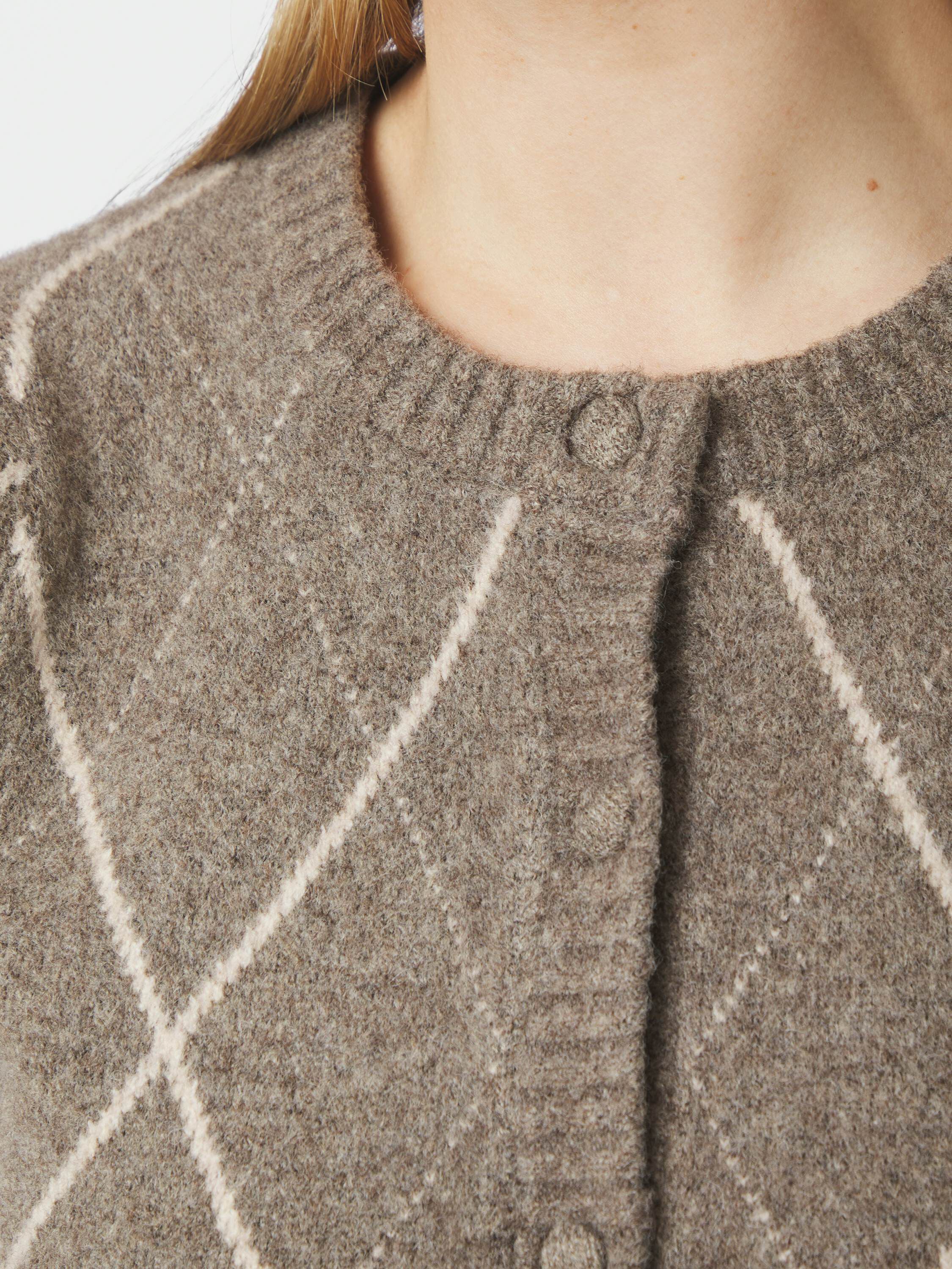 Koteas Check Knit Cardigan
