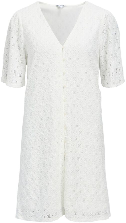 OBJLAILA 2/4 RE V-NECK DRESS NOOS