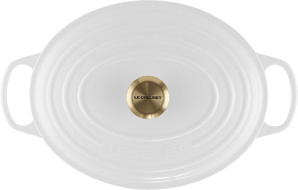 Oval gryde 31cm White