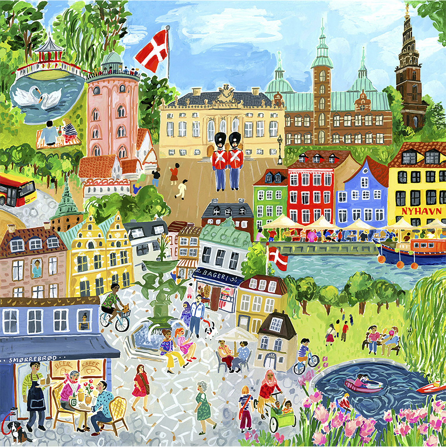 eeBoo - Puslespil 1000 brk - K&oslash;benhavn