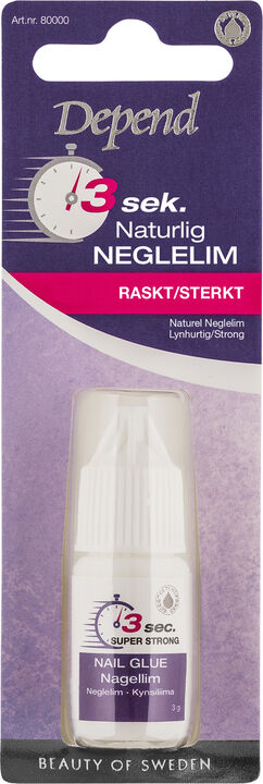 3 Sek. Naturellt Nagellim NO/DK