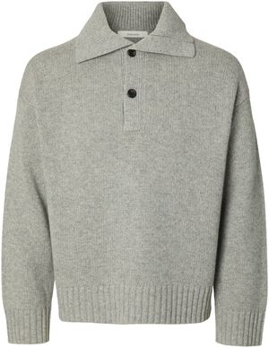 SLMCODY LS KNIT RLX POLO COLLAR NOO