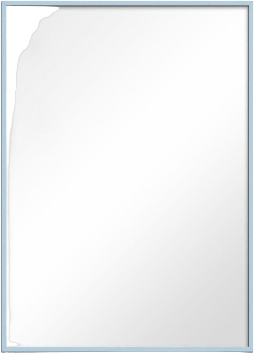 Mirror - Sky Blue Wood