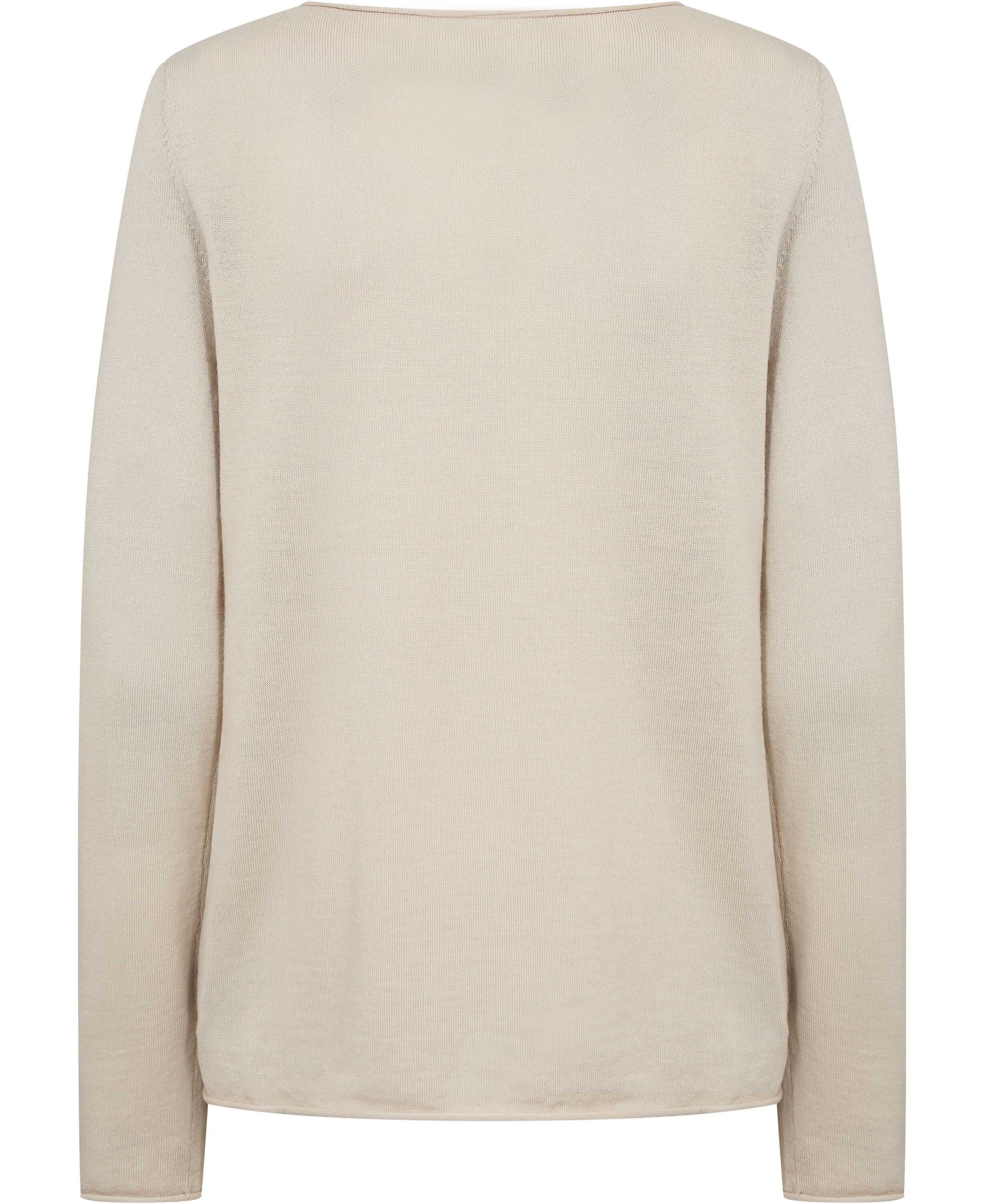Pullover, longsleeve, boat neck