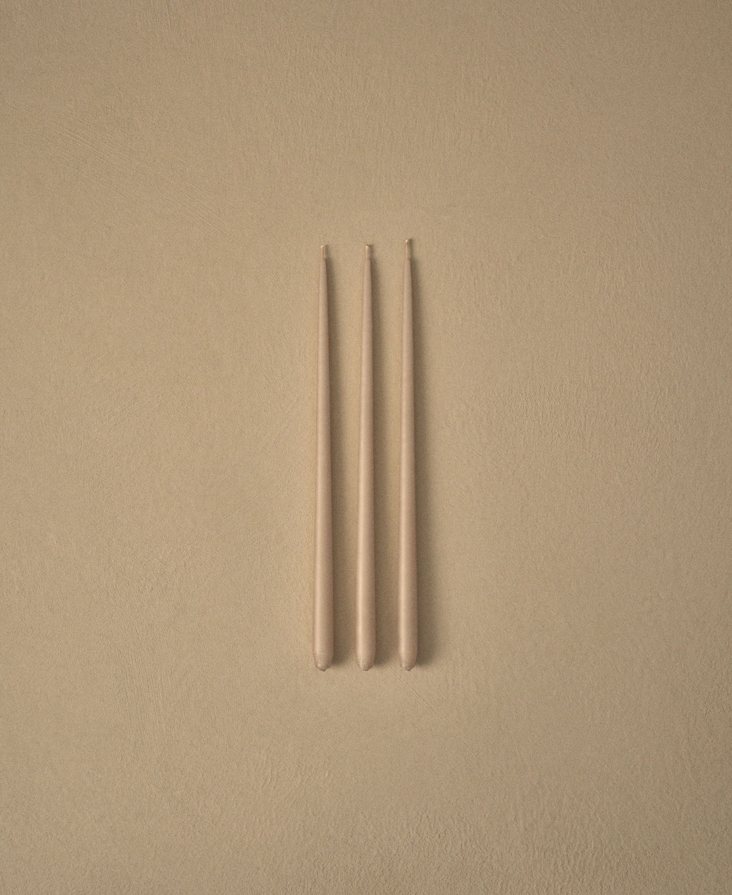 STOFF Nagel kertelys af Ester & Erik &aelig;ske m/6 stk - latte