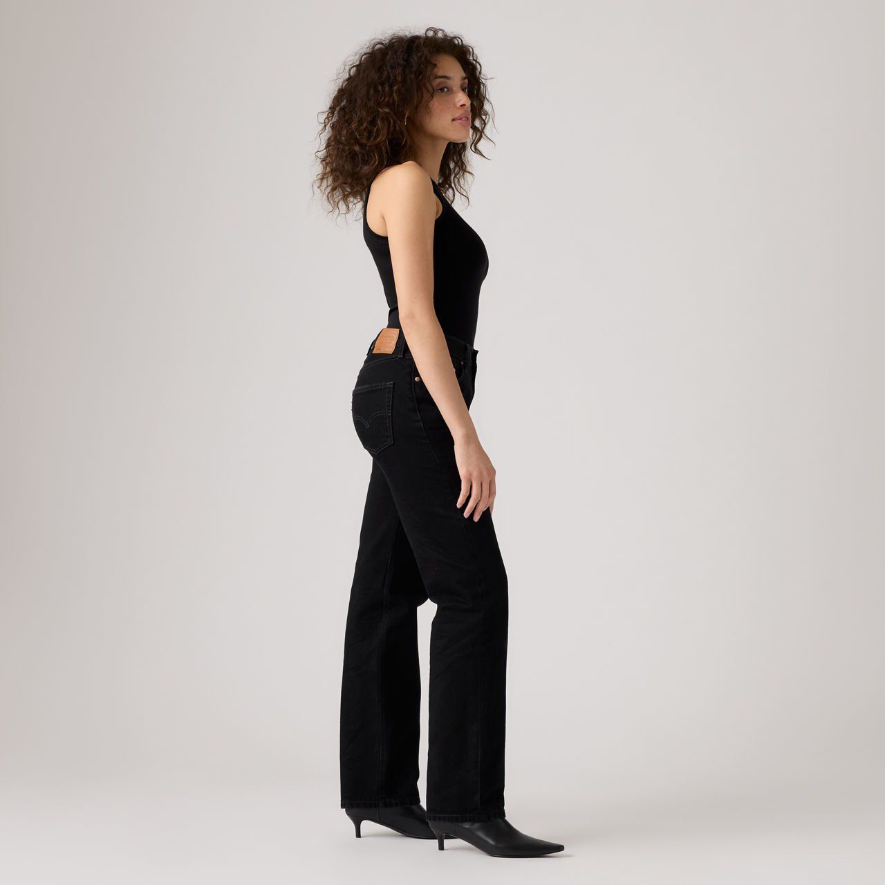 501 90S RINSED BLACKTOP