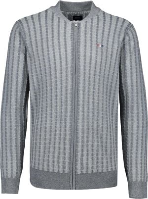 Recycled baseball cardigan
