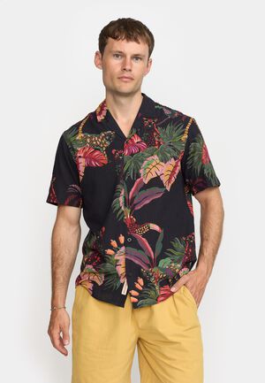 Short-sleeved Cuban Shirt