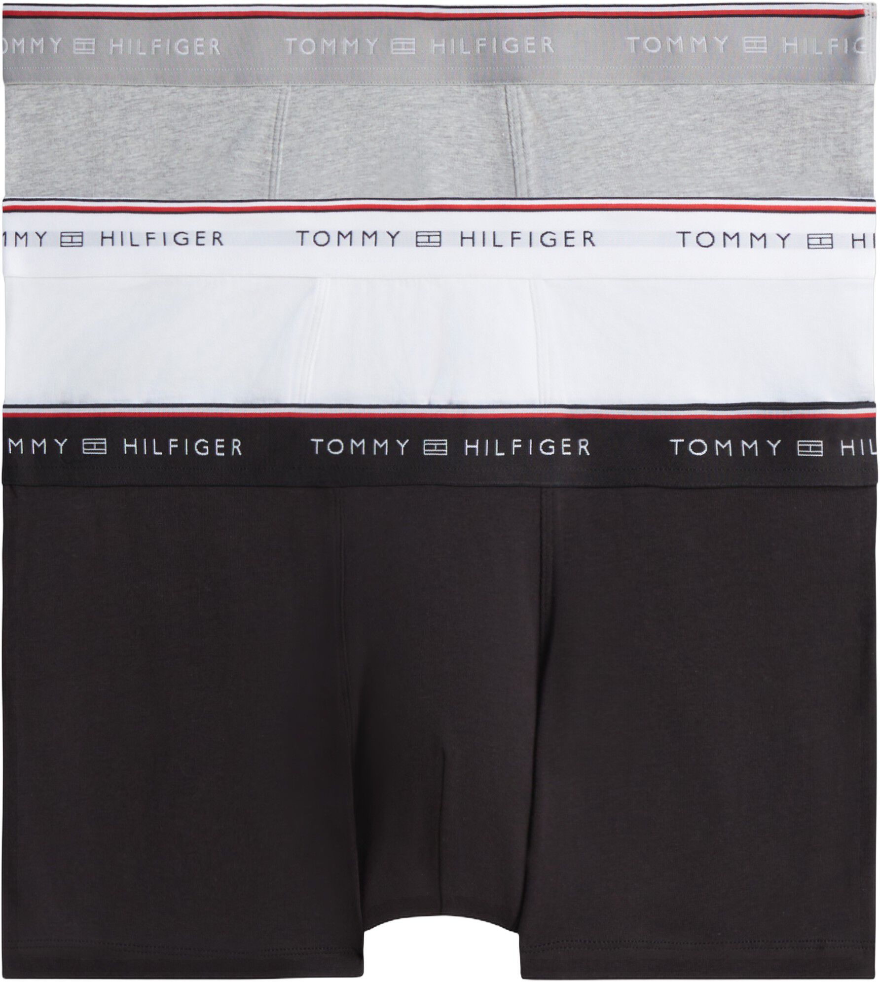 3-Pack Global Stripe Logo Waistband Trunks