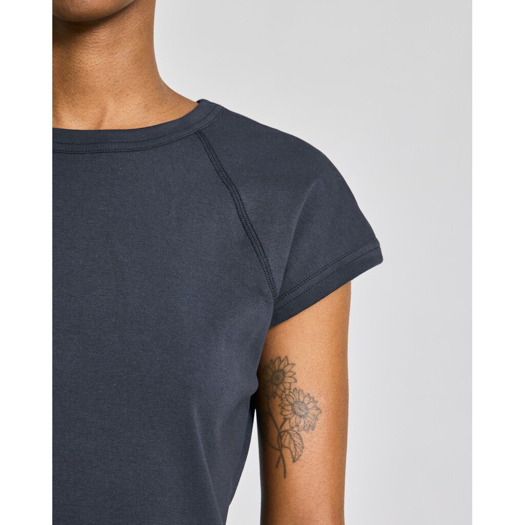 Malou S/S Cotton 1x1 Rib Tee