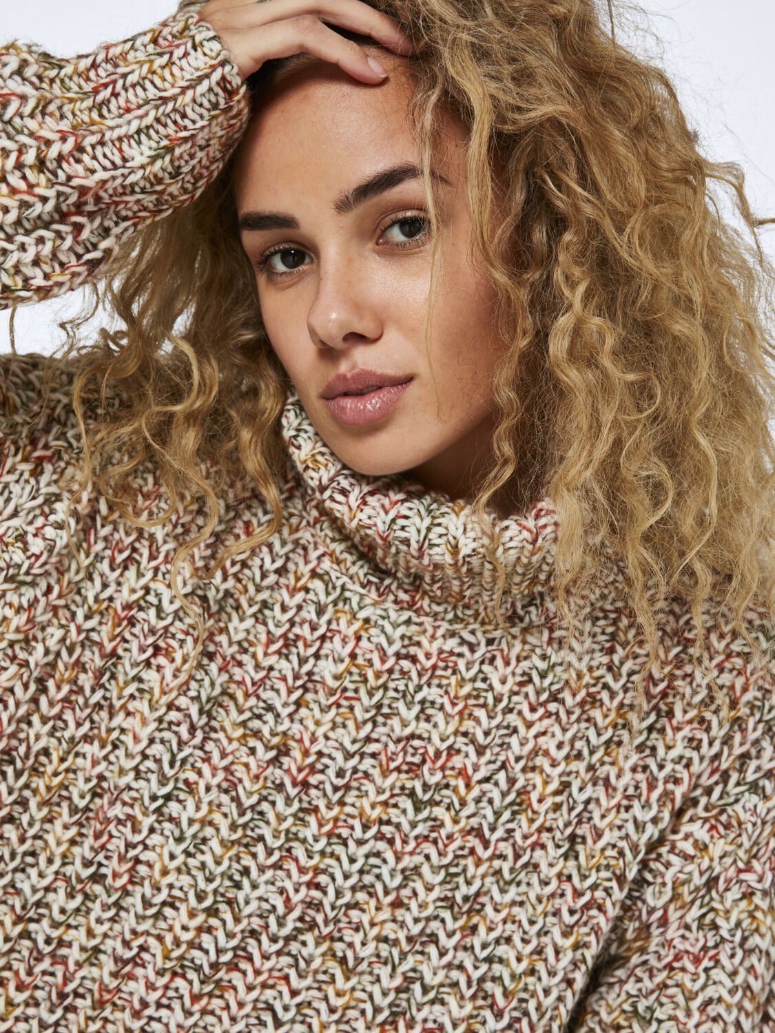 Nmmarney L/S High Neck Knit Fwd Noos