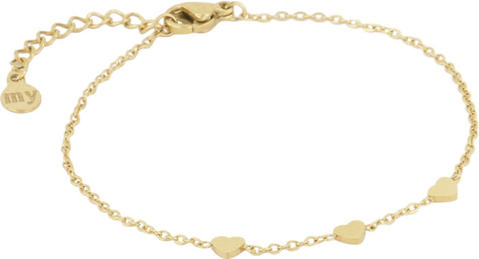 Graduation bracelet three hearts