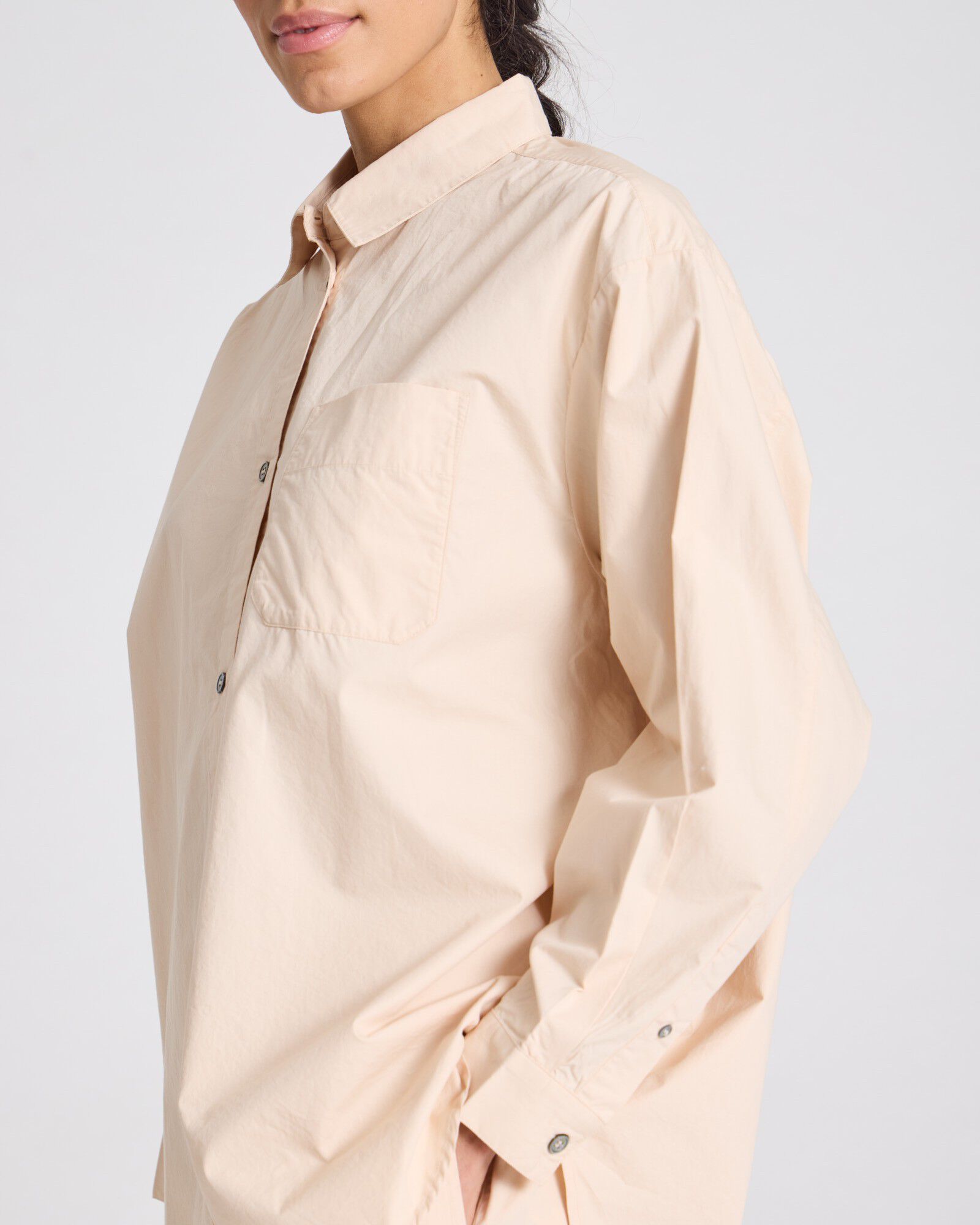 Astrid L/S Shirt Poplin Gots 243975