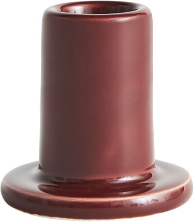 Tube Candleholder-Small-Brown