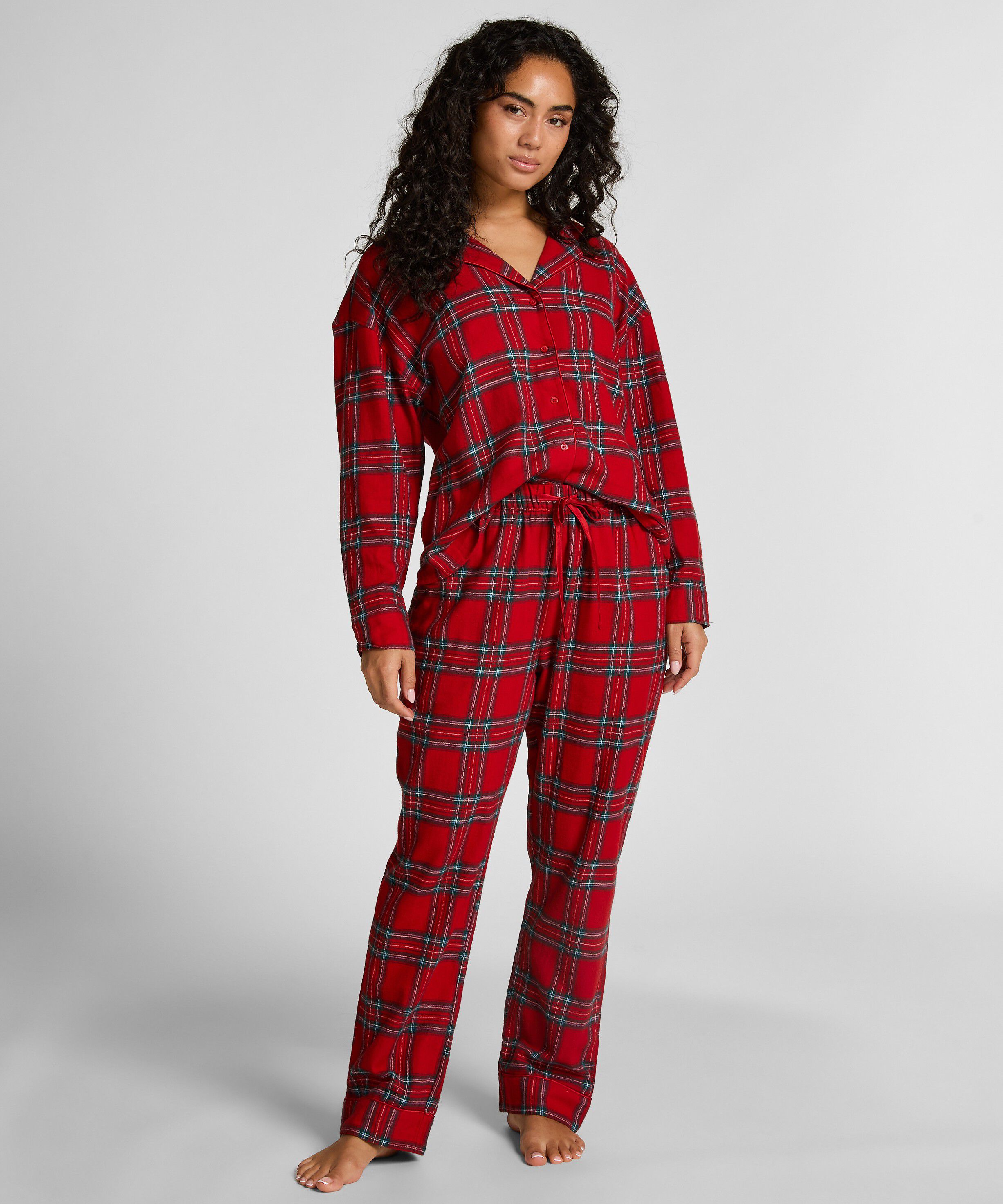 Pyjama Set Flannel Twill Check