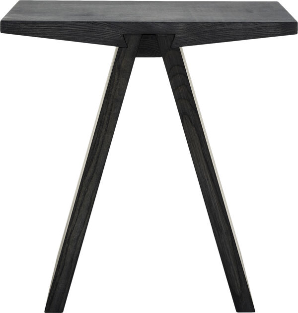 Taburet Angle Black - Sort bejdset/olie