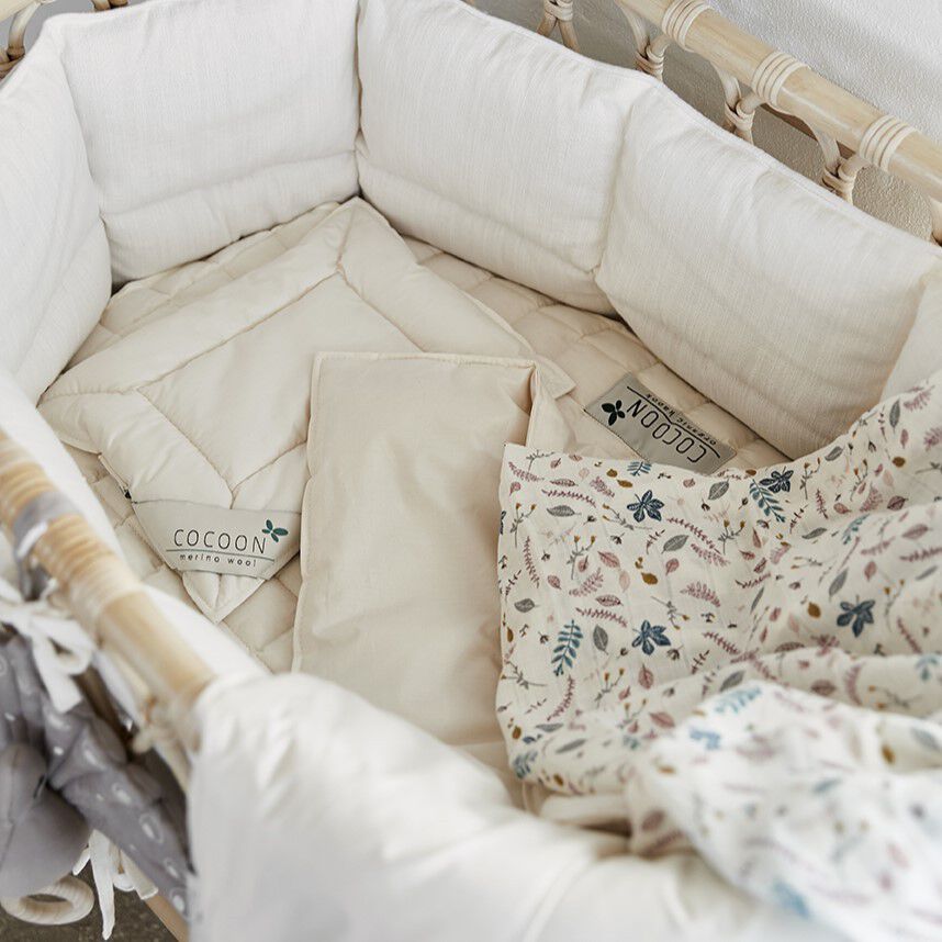 COCOON Hel&aring;rs uld babydyne, &oslash;kologisk merinould - 70x100 cm