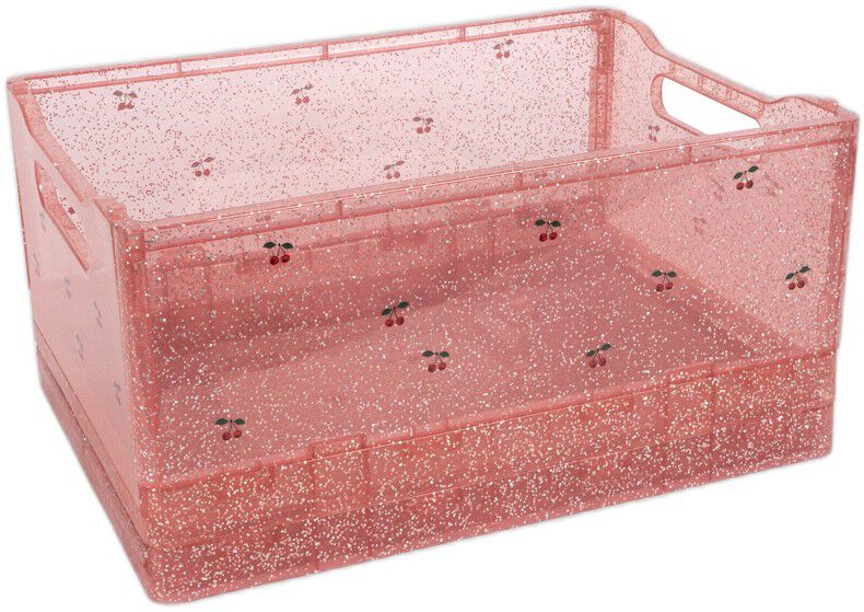 2 PACK GLITTER STORAGE BOX