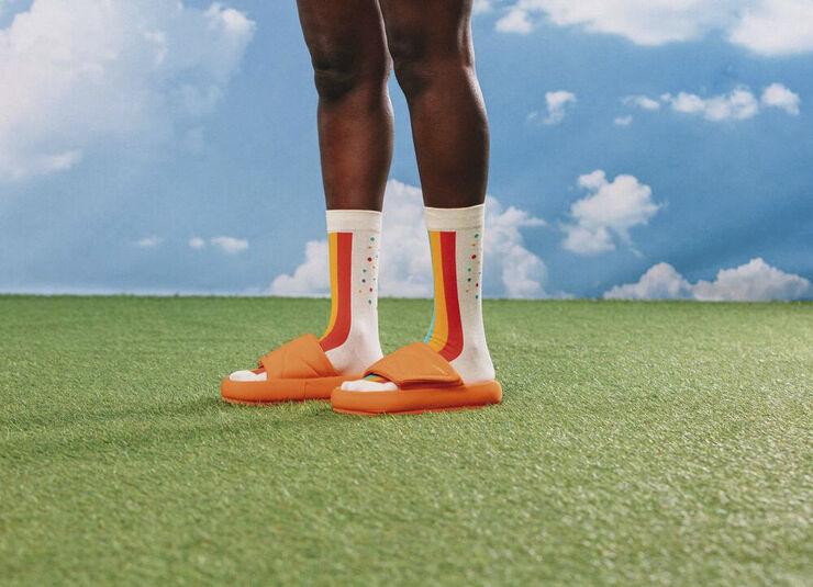 Strømper - Rainbow Cake