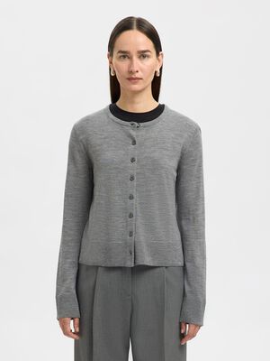 SLFTHEA LS KNIT MERINO CARDIGAN NOO