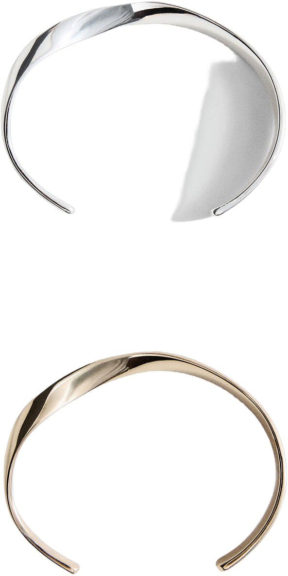 Fine rigid bangle