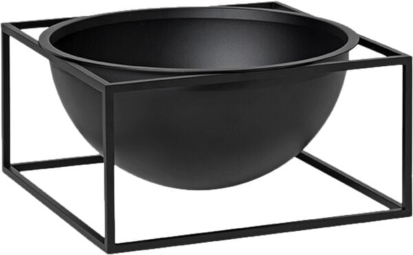 Kubus Bowl centerpiece, Large, Blac