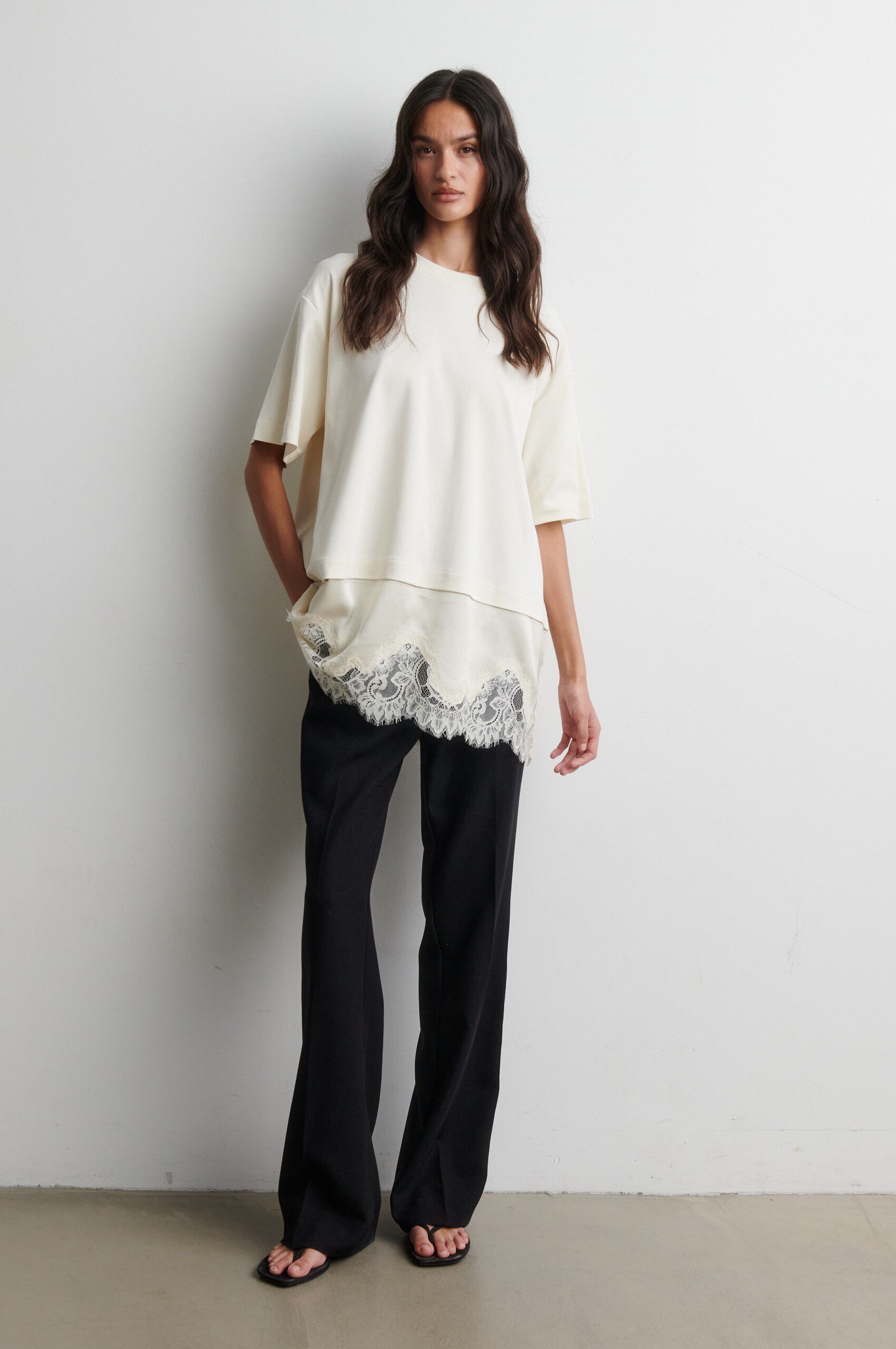 Vaccara Lace Tee