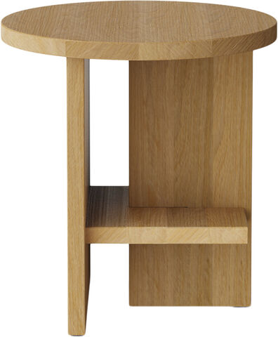 Tee - Side Table Round Oak