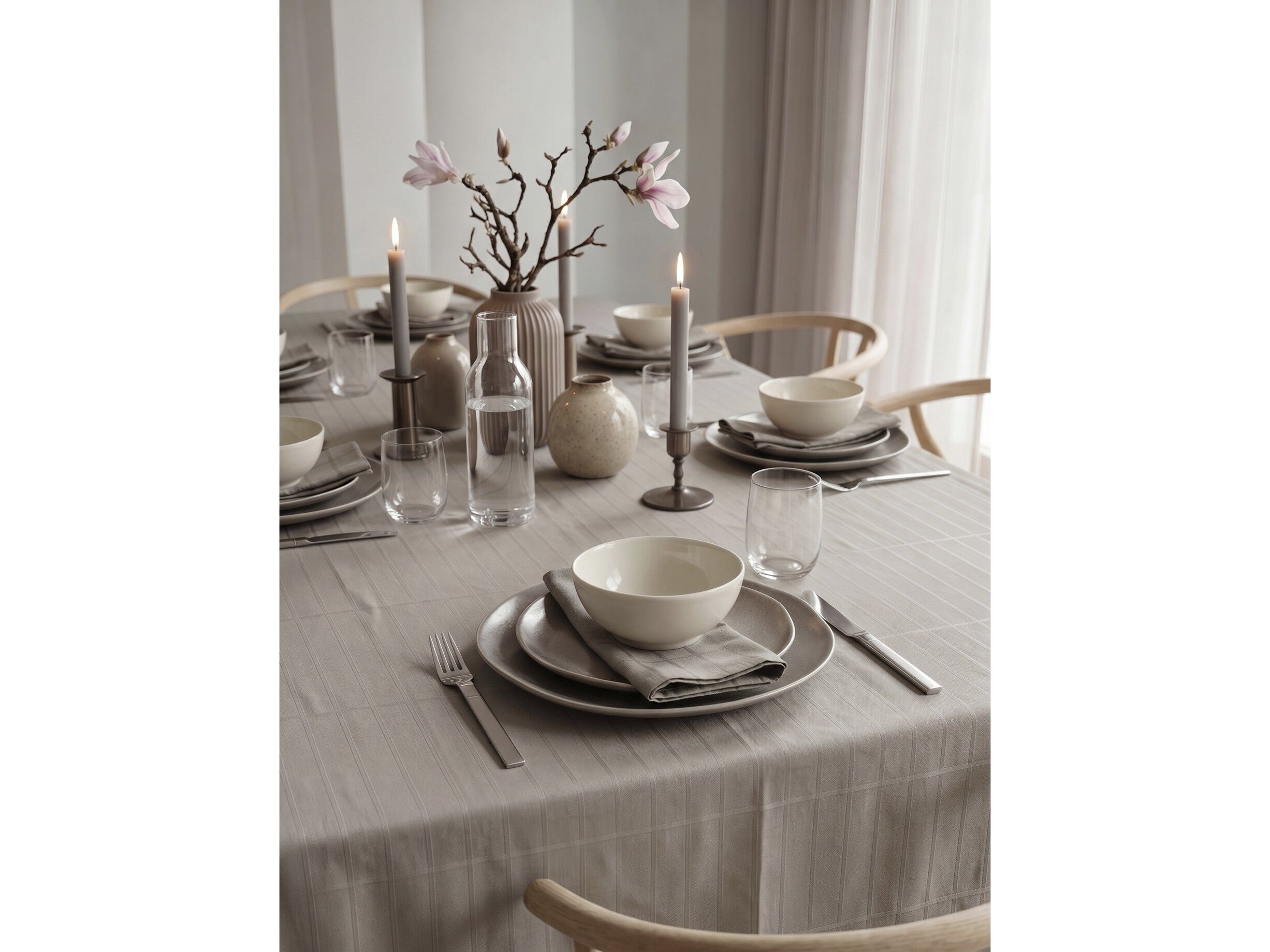 Tygservetter 45x45 Essence Suite One 4 st Optisk vit