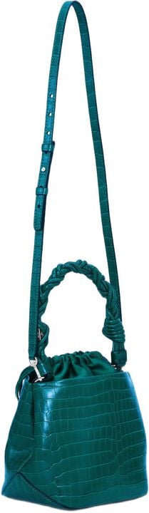 Ganni Bou Bucket Bag Croco