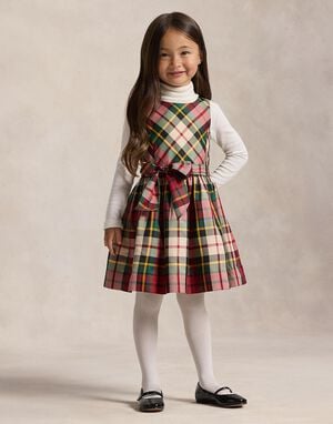Plaid Taffeta Dress