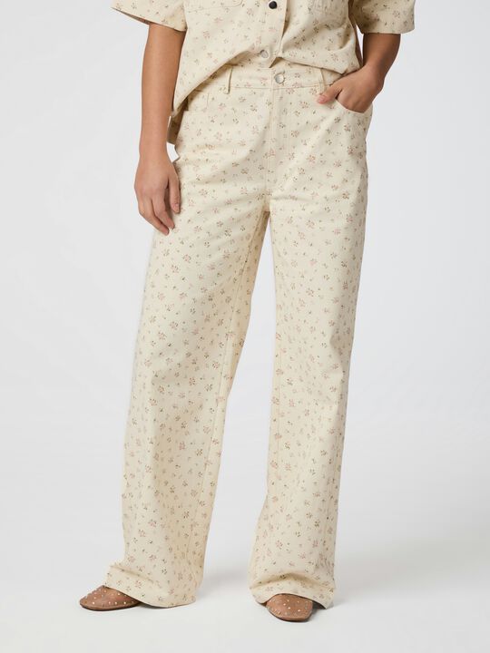 Semba Floral Denim Pants