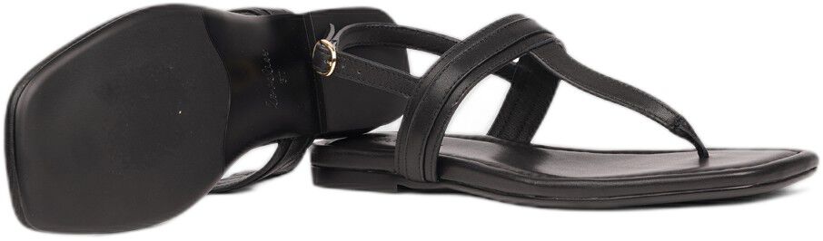 CARINI - SOFT LEATHER SANDAL / RUBBER SOLE