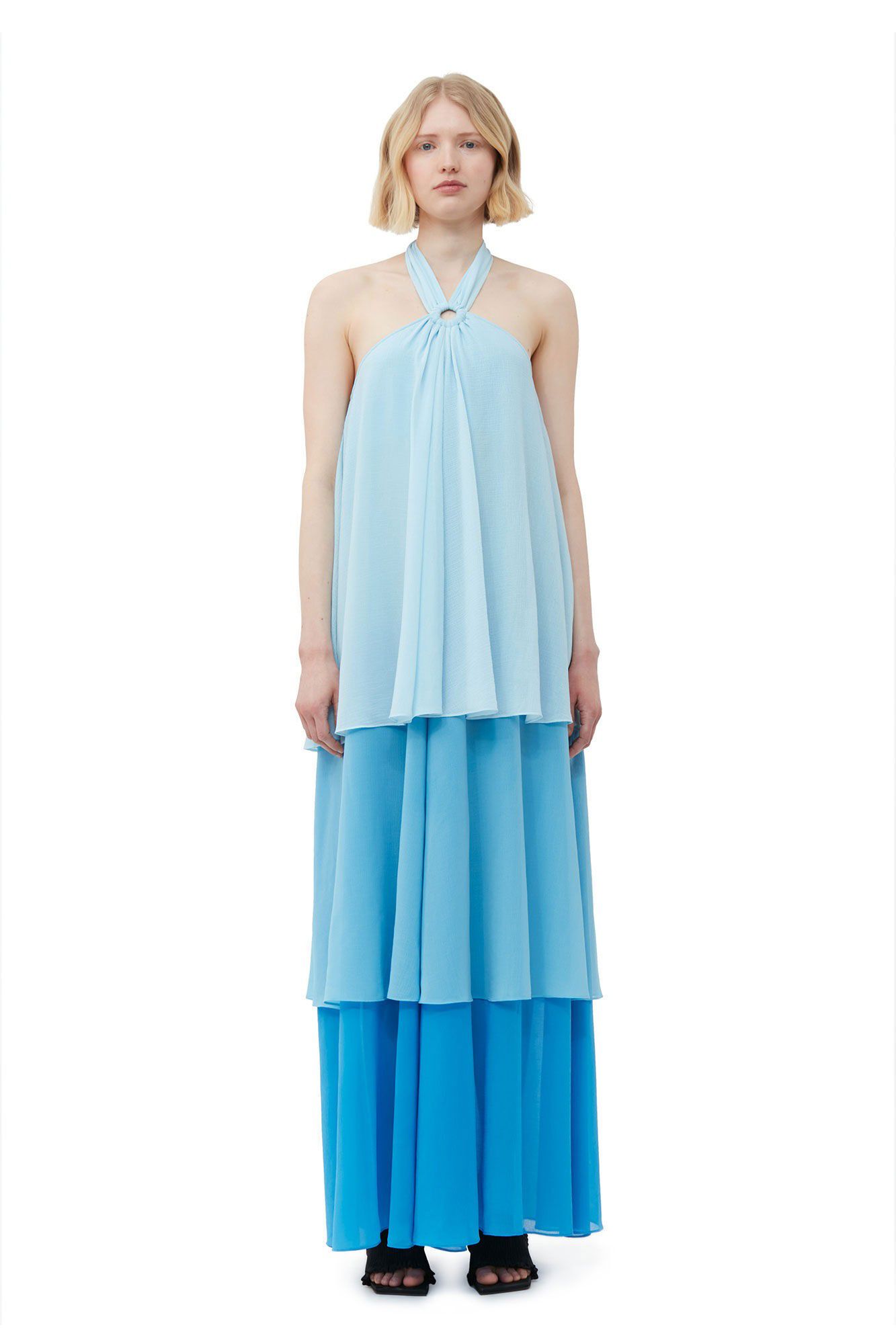 Chiffon Layer Maxi Dress