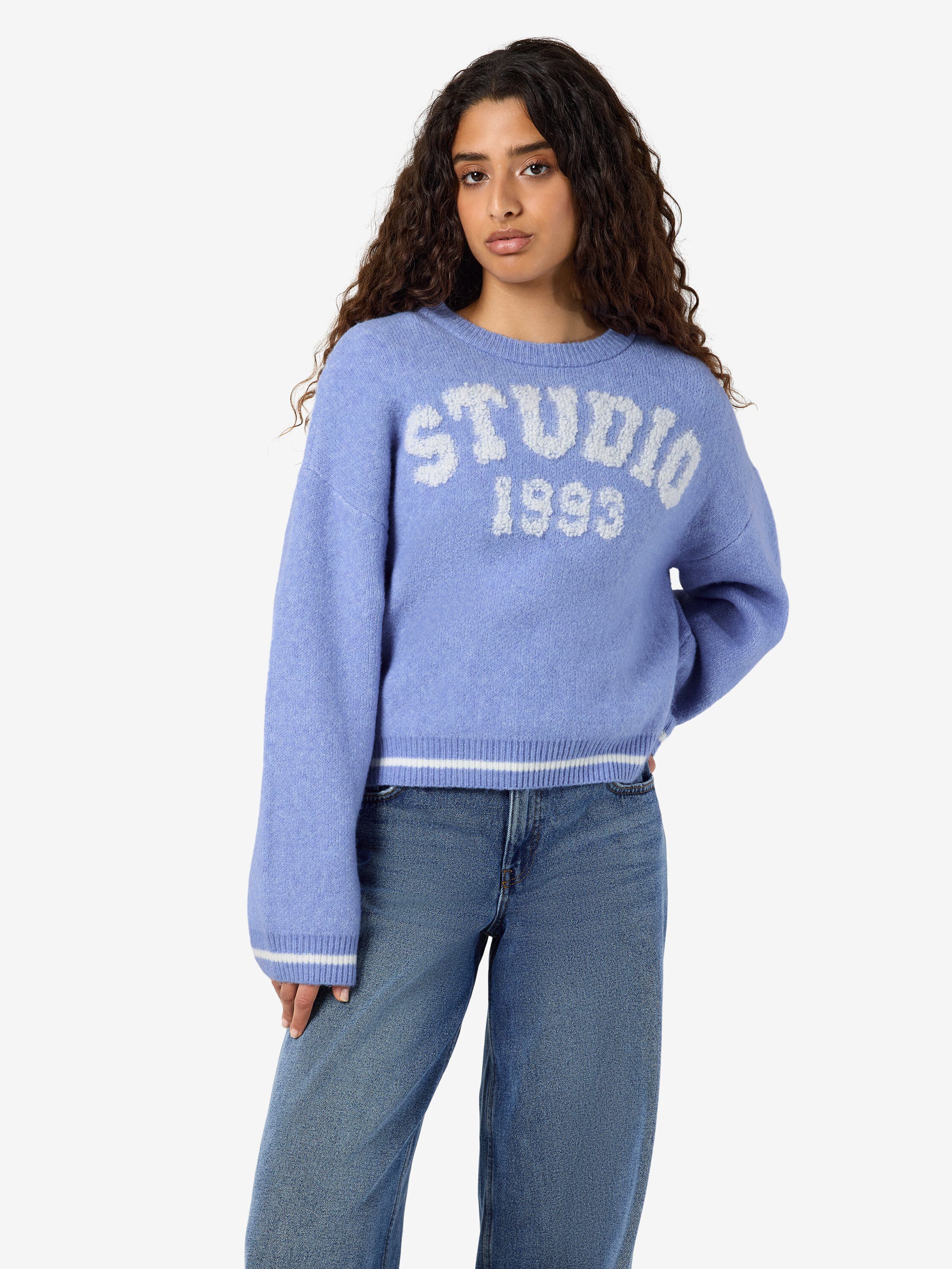 Nmamari L/S O-Neck Varsity Knit