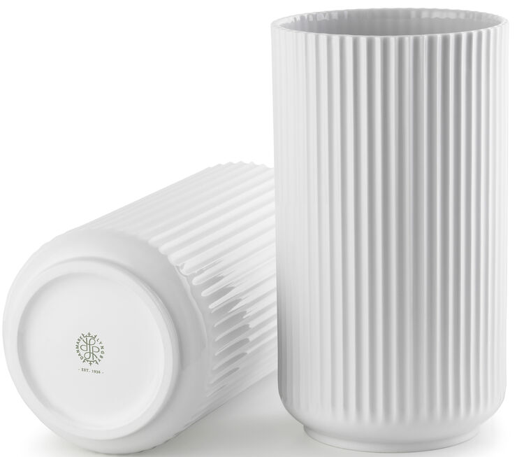 Lyngbyvasen 15 cm Vit