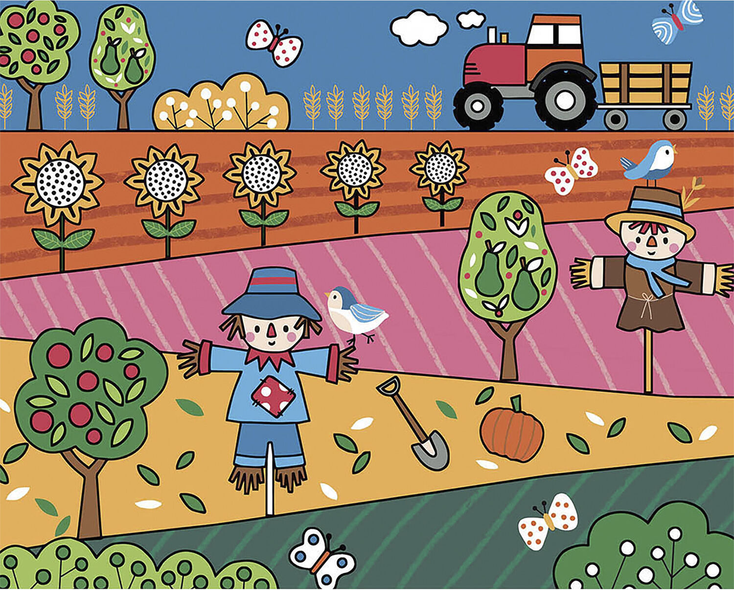 Auzou - Little Artist Activity Kit - Magic Painting - Farm