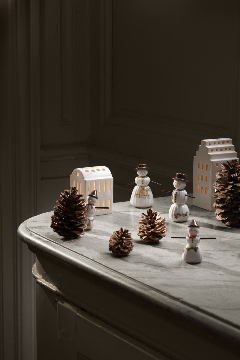 Hammersh&oslash;i Christmas Sn&ouml;gumma h&auml;ngande H9 vit m. deko