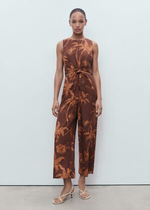 Lyocell jumpsuit with cut-out and k