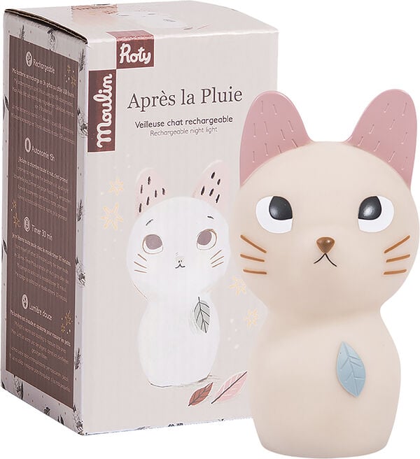 Moulin Roty - Vågelampe - Kat USB opladelig