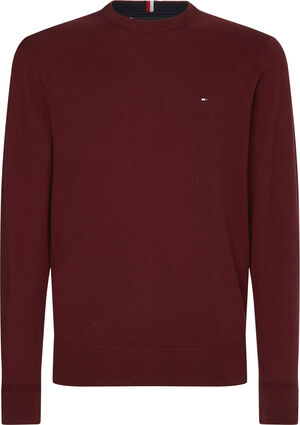 Crew Neck Jumper With Cashmere