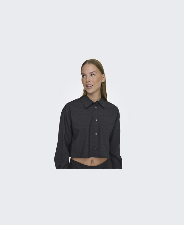 ONLNIARA L/S CHECK SHORT SHIRT TLR