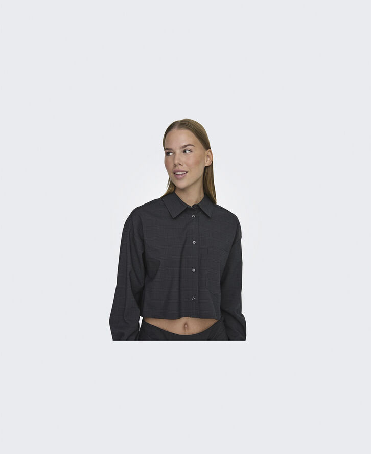 ONLNIARA L/S CHECK SHORT SHIRT TLR