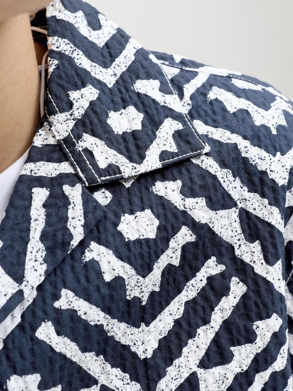 Jjmilo Seersucker Resort Shirt Ss Jnr
