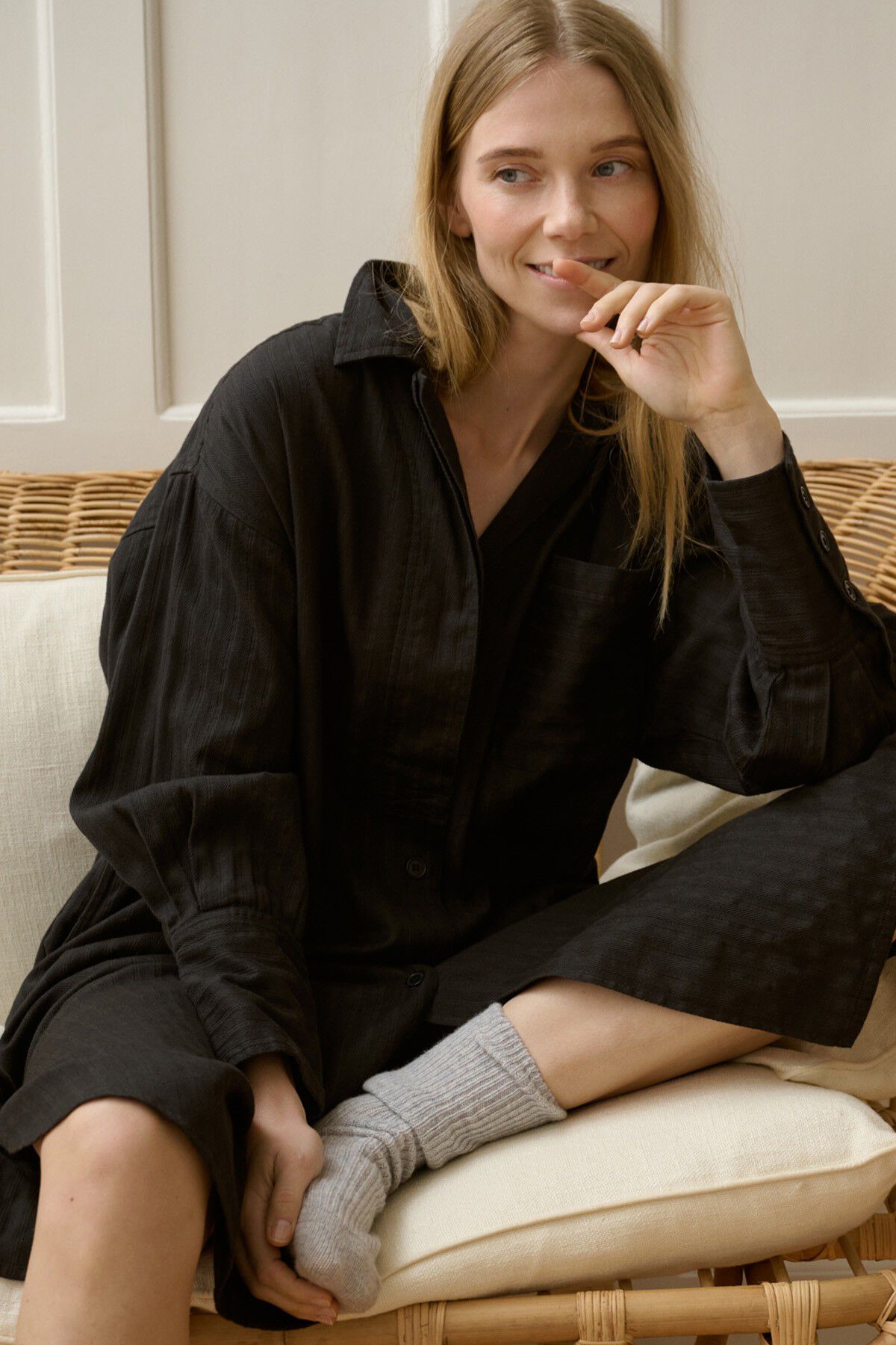 salix shirtdress twill