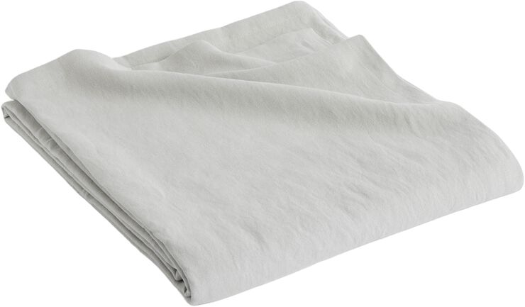 Linen Bedspread-240 x 260-Sky grey