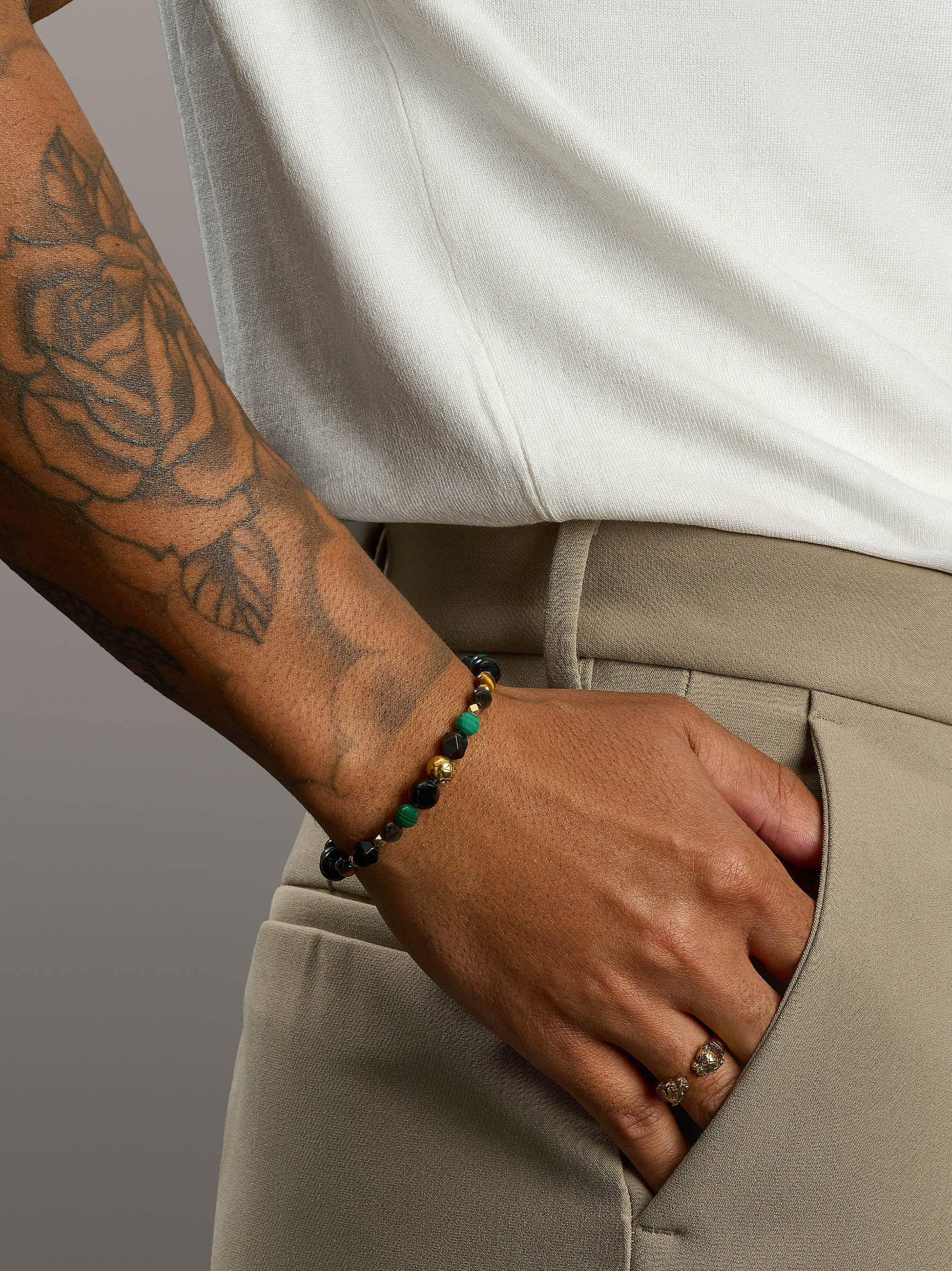 Green Malachite Spiritual Power Bracelet