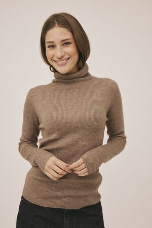 Torino 2 Højhalset strik - Merino uld mix