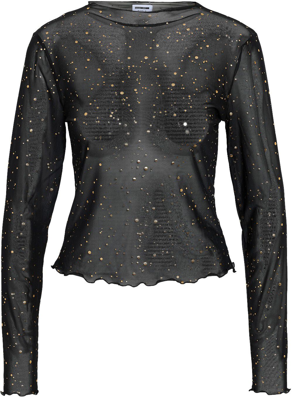 Nmstar Foil L/S High Neck Mesh Jrs Fwd