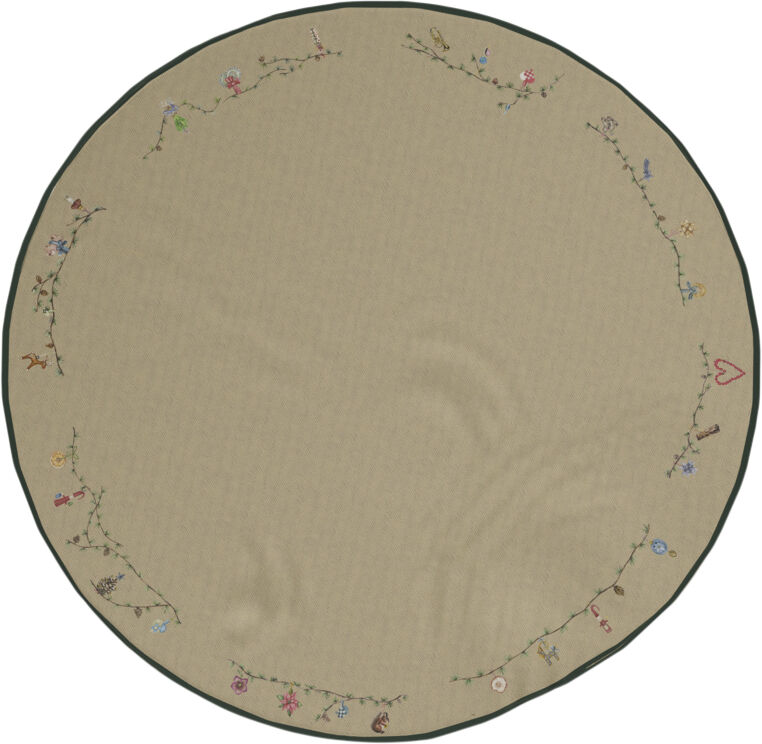 Hammersh&oslash;i Christmas Juletr&aelig;st&aelig;ppe &Oslash;130 cm sand